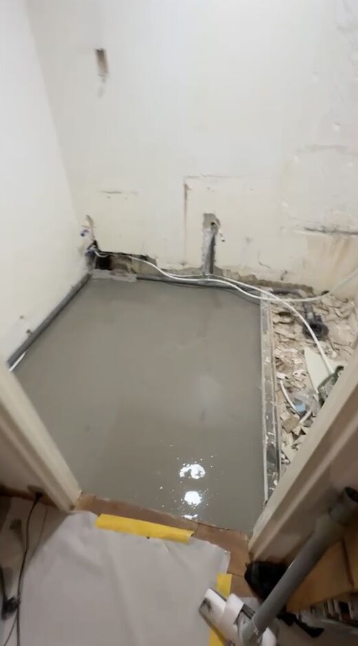 Chape béton